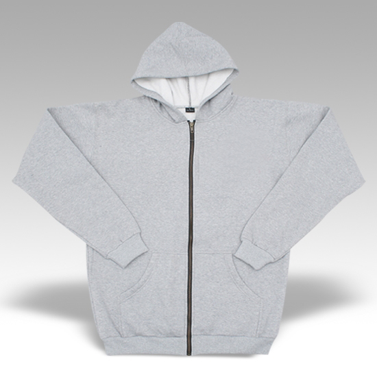 Zipper Hooded Shirt