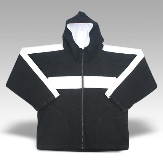 Gi Material Hooded Shirt