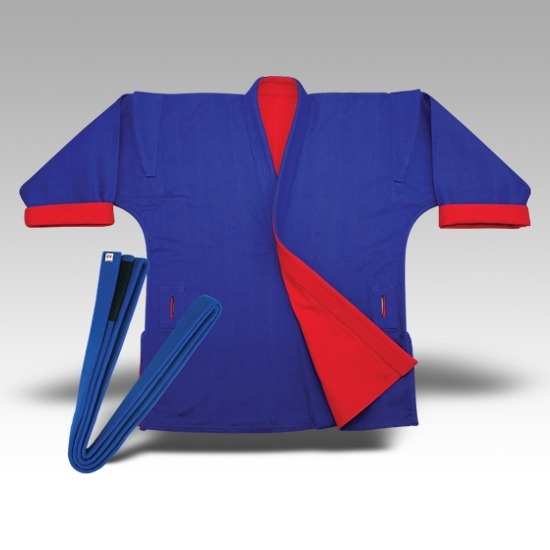Reversible Russian Sambo Kurtka Blue/Red