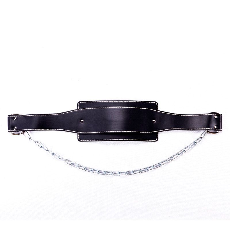 Weightlifting Leather Dip Belt